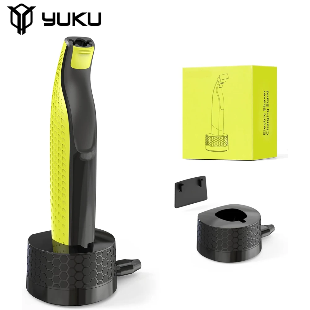 YUKU 면도기 스탠드 충전 충전기 베이스 거치대, 필립스 노렐코 원블레이드 QP2520 QP2530 QP2620 QP2630 하이브리드 전기 트리머용