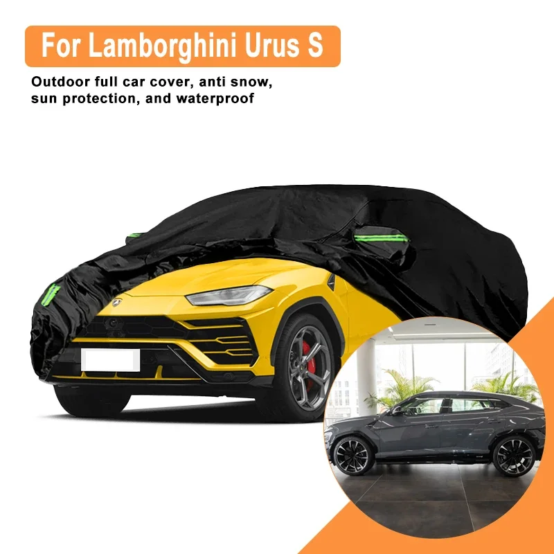 

Full Car Cover for Lamborghini Urus S Outdoor Use - Waterproof Snowproof Sunshade, Winter & Summer Auto Protection Accessories