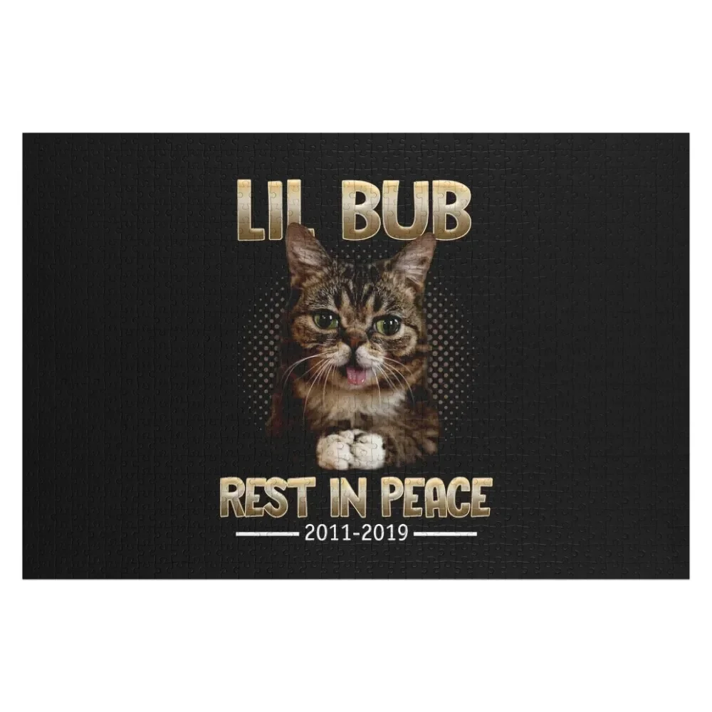 Lil Bub Rest In Peace Cat Bes Cat Mom I Love Cats Jigsaw Puzzle Customizable Gift Customizeds For Kids Works Of Art Puzzle