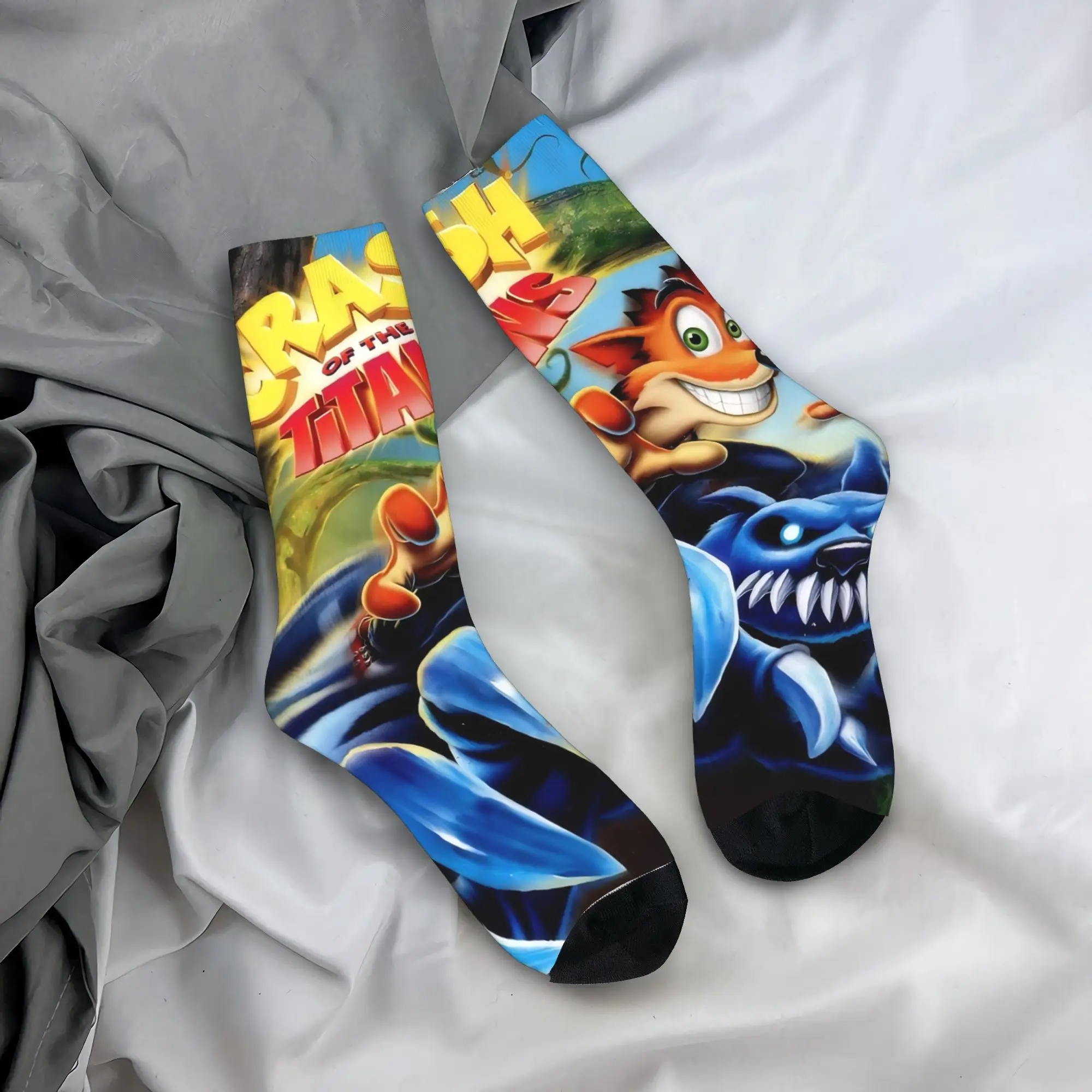 

Чулки Crashs Bandicoots, модные носки, мужские мягкие дышащие носки, осенние противоскользящие носки для бега, подарок