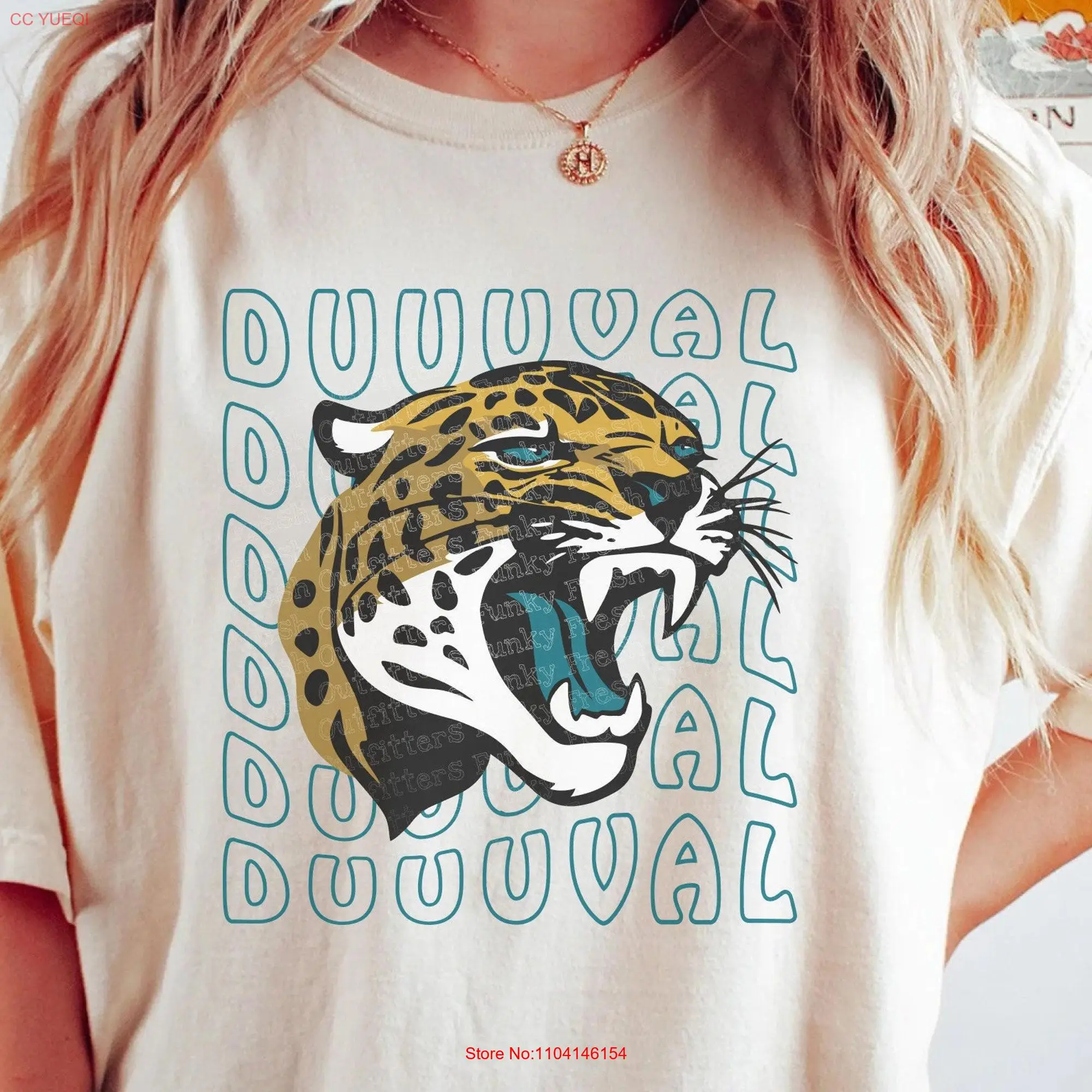 Duuuval Jaguars T Shirt Retro Inspired Jags Mascot Fan Game Day Jacksonville  long or short sleeves