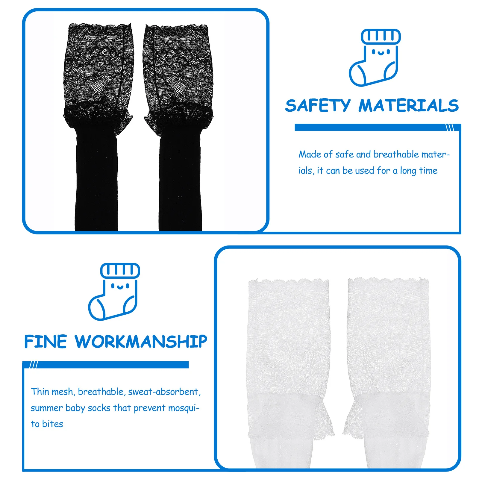 

2Pairs Children Ankle Socks Soft Breathable Lace Socks for Girls Fashion Dress Accessories Holiday Party Stocking New Year