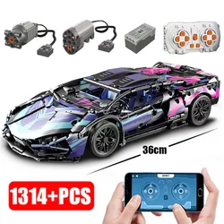 City Technical Car Building Blocks Cyberpunk Lambo Sian FKP37 Super Racing Vehicle 42115 Bricks Construction Toys For Kids Gifts