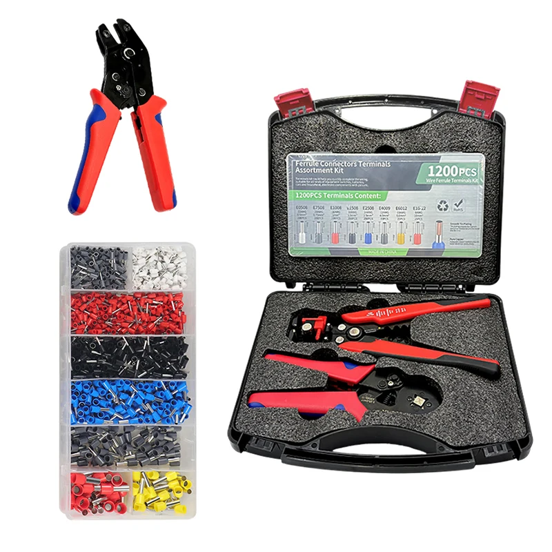 HSC8 crimping three in one professional electrician clamp/wire stripping/VE terminal crimping clamp | electrical wiring tool set