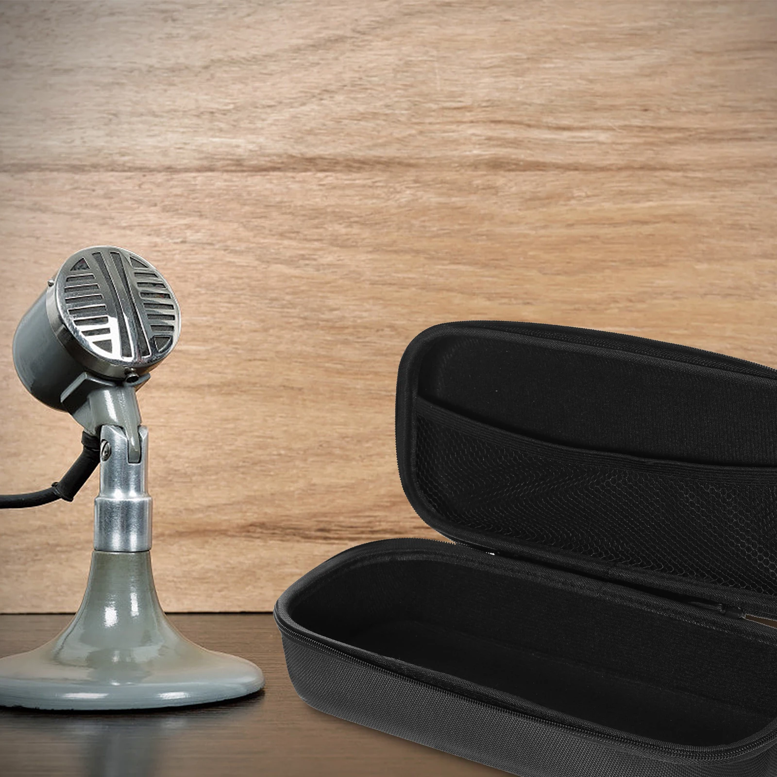 

1Pcs Microphone Case Portable Small Size Mic Carrying Storage Pouch Eva Protective Organizer Handbag Microphone Case