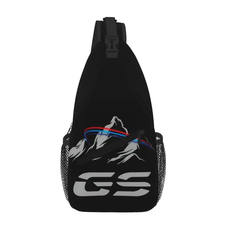 

GS Motorcycle Adventure Sling Crossbody Chest Bag Men Casual Shoulder Backpack for Camping Biking