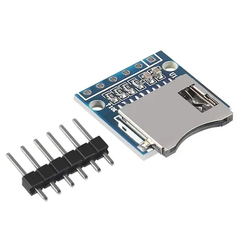 AD33 HOT 20Pcs Micro-SD Mini Storage Expansion Board Mini Micro-SD TF Card Memory Shield Module With Pins For Arduino