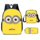 Mochila, estuche y bandolera minions