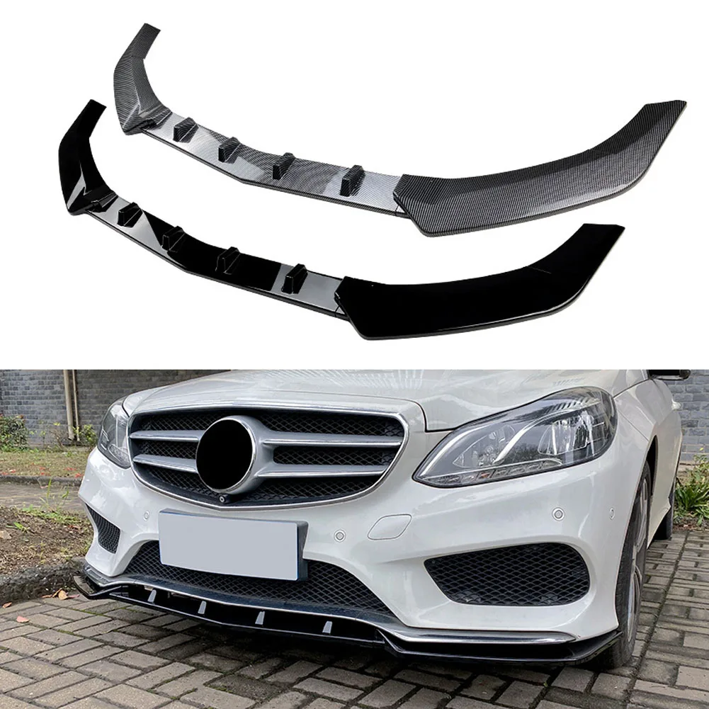 

Front Bumper Lower Splitter Lip Spoiler Diffuser Body Kit For Mercedes Benz E-Class W212 E260 E300 AMG Line 2013-2015