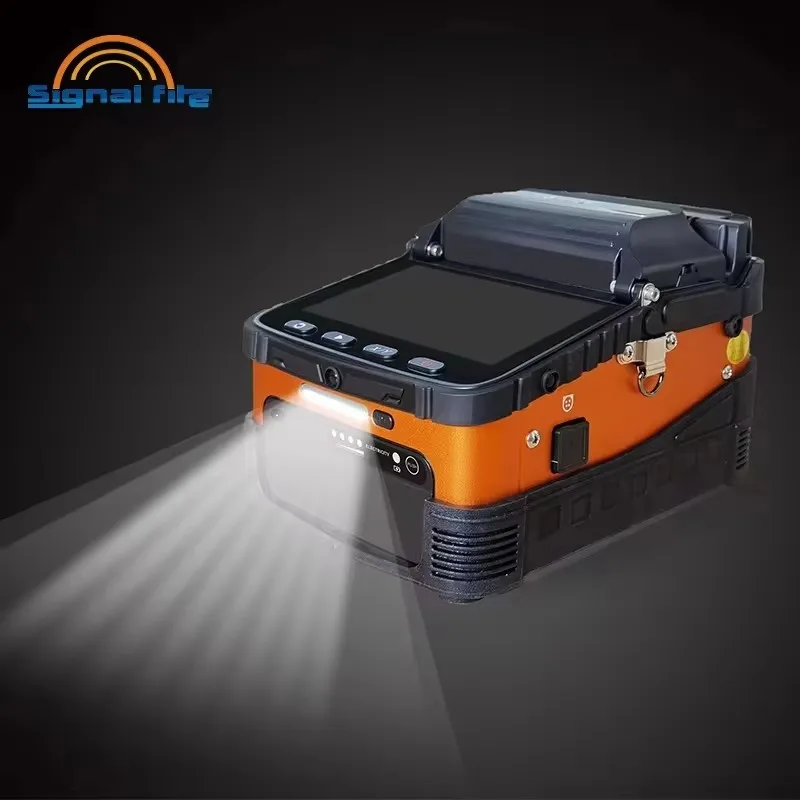 Original signalfire AI-5 automático 4 motores ftth máquina de emenda de fibra óptica splicer de fusão de fibra óptica