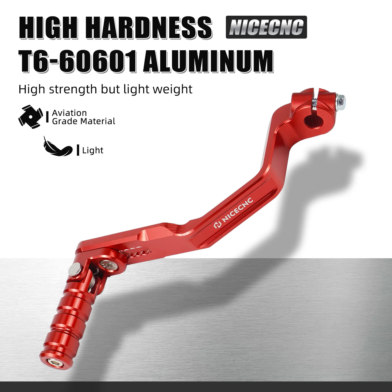 YAMAHA YFZ450R 용 알루미늄 ATV 시프트 레버 페달 YAMAHA YFZ450R 450RSE 2009-2025 YFZ450X 2010-2011 18P-18110-00-00 용 NICECNC