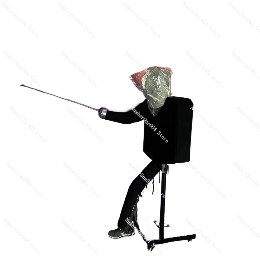 

The fencing target is mounted on the wall, the electronic training sword target is movable, adjustable, with hands, legs, and