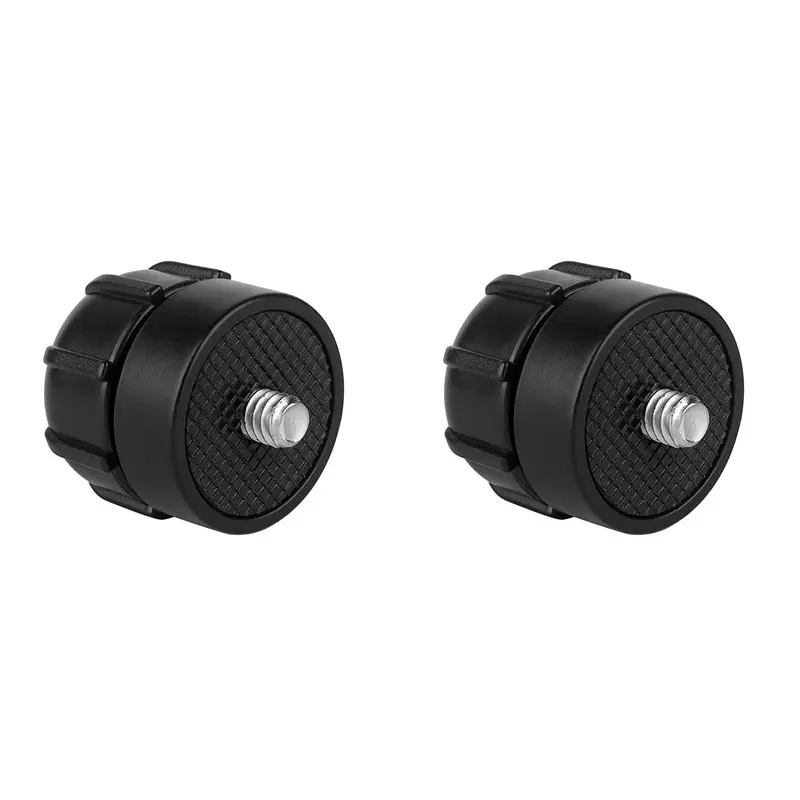 【SLEEK 】2X Ballhead محول قاعدة تركيب مزودة بمشبك لكاميرا الحركة محول الرأس الكروي 1/4 برغي إلى 17 مم محول مشترك لواجهة Ballhead #1