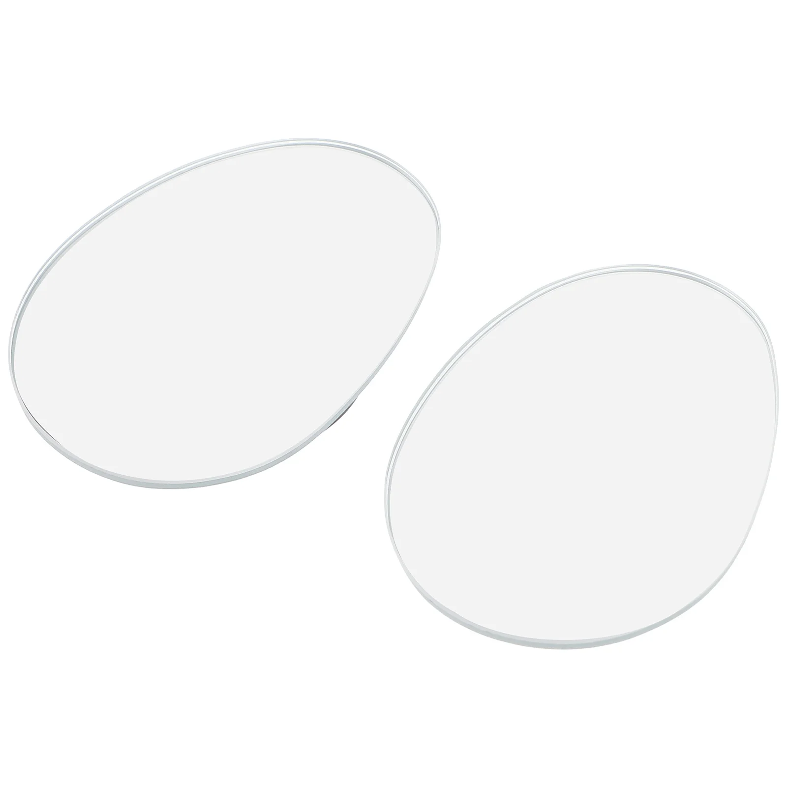 1 زوج العمياء مرآة السيارة 360 درجة عرض شكل بيضاوي واضح انعكاس لا البقع العمياء مناسبة للمرايا اليسرى واليمنى #2