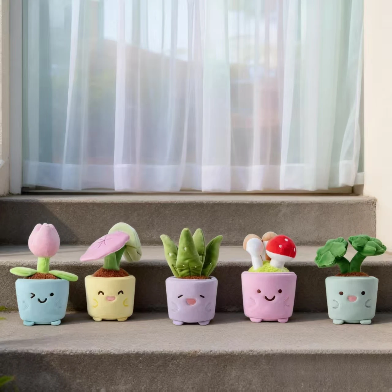 Simulation Potted Plant Plush Toy – a Creative, Cute and Soft Floral Decor Piece, Adorable Collectible Doll,  Birthday Gift.
