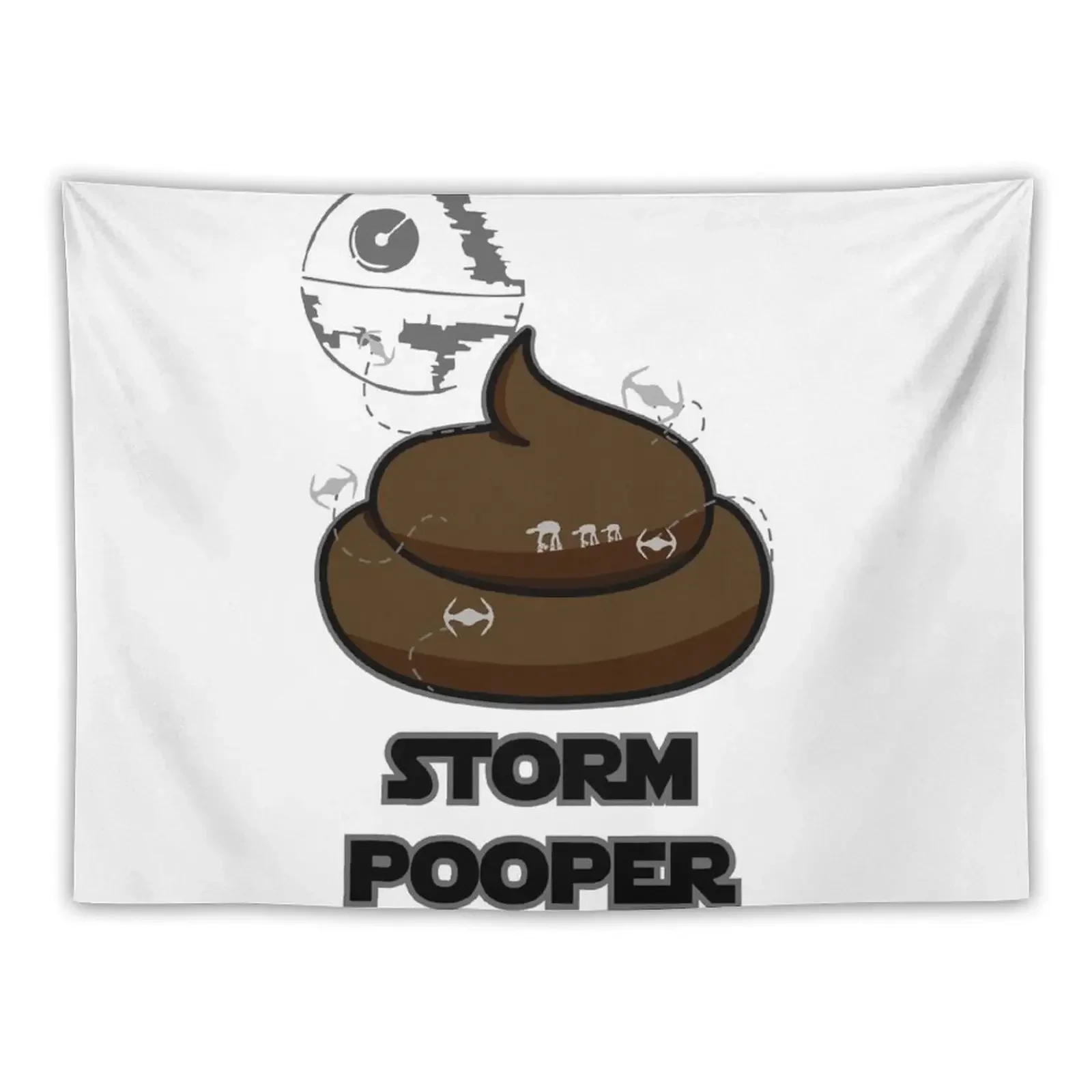 STORM POOPER POOP Tapestry Anime Decor Room Decor Aesthetic Wall Coverings Cute Room Things Tapestry