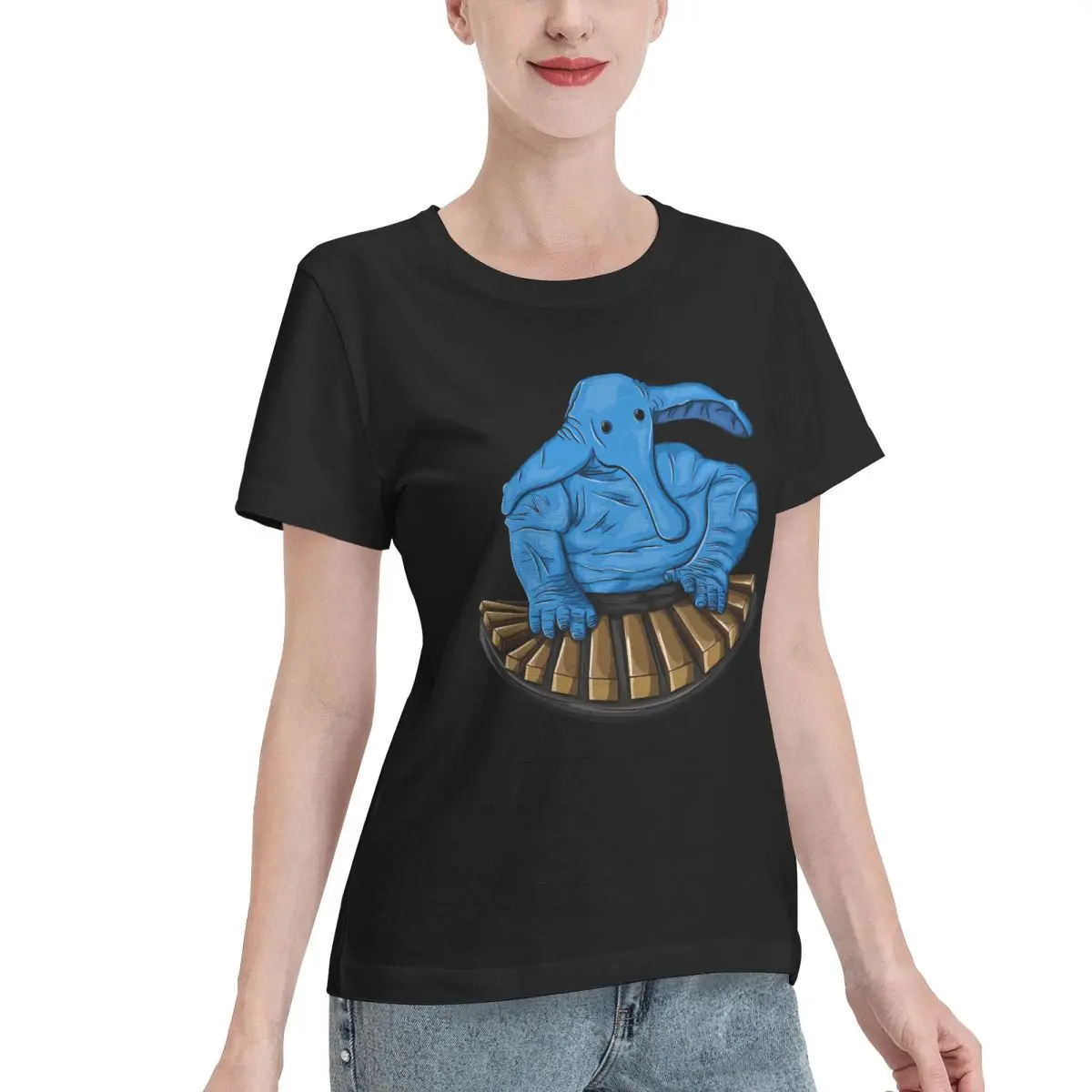 Go To Top Max Rebo Women's T-shirt Daily Outfit Minimalist Tshirt