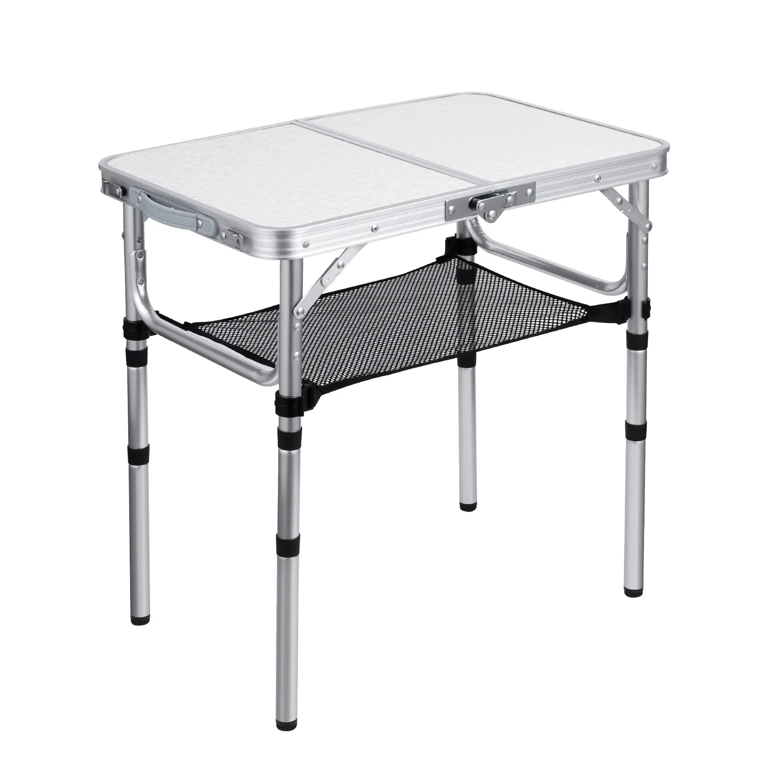 Hiking Camping Equipment Camping Table Multifunctional Alloy Picnic Table 60x40x50cm Outdoor Foldable Portable Camping Table