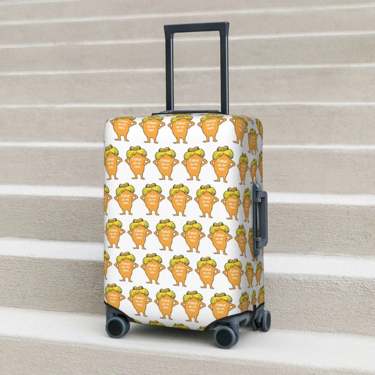 

Lorax I Speak For The Trees Suitcase Cover Protection Elastic Travel Luggage Protector Covers for 18-32 Inch