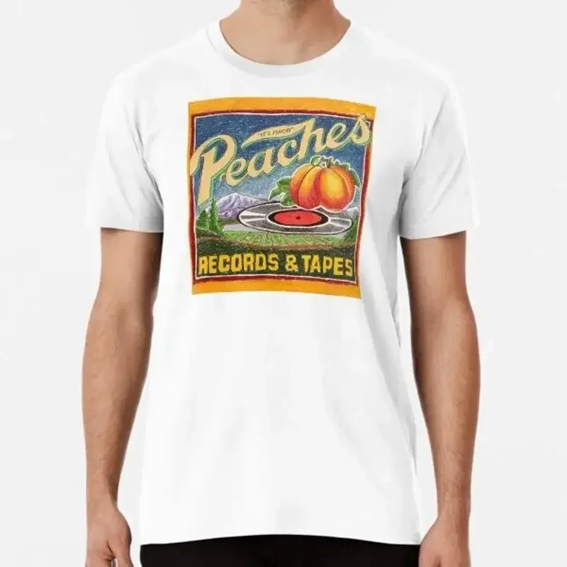 Peaches Records and Tapes Made in Australia Mens T Shirt S to 2XL