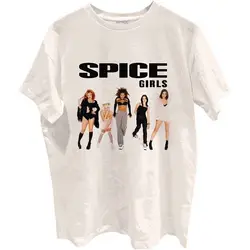 The Spice Girls Unisex T-Shirt: Photo Poses (Large)