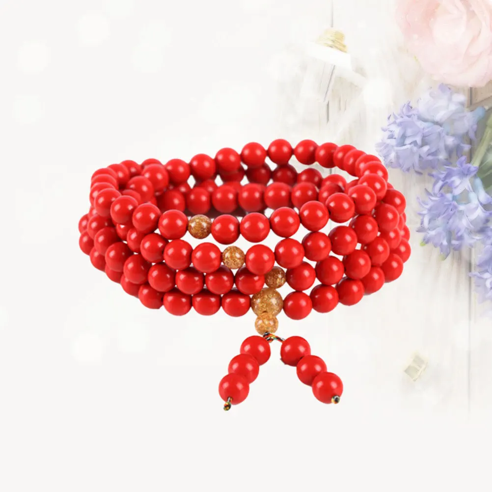 

Natural 108 Beads Buddha Bracelet 5Mm Round Unisex Stylish Bangle Jewelry Accessory for Casual Wear Bracelet