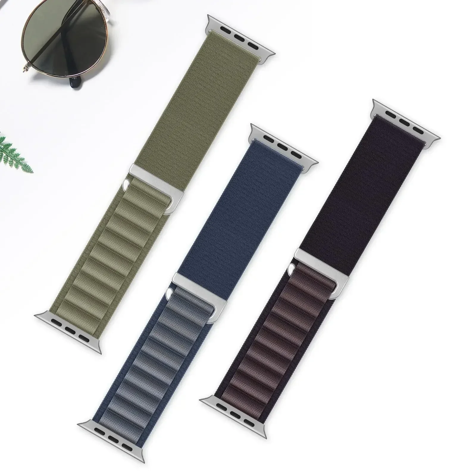 Alpine Loop Nylon Band for Apple Watch Strap 46mm 49mm 42mm 44mm 45mm 41mm 40mm C-Hook Bracelet iWatch Ultra 2 SE/10/9/8/7/6/5