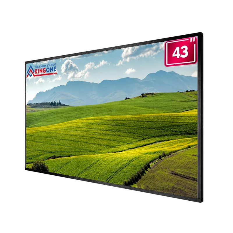 21.5 32 43 50 Inch LCD Advertising Screen Wall Mount Digital Signage Media Player Indoor Supermarket Use Metal Case Player