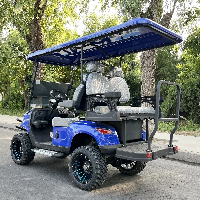 

Fashion Style 48V 4kw New Off-Road Solar Electric Golf Cart 4 Seats Fast Buggy Outdoor Adult Recreational Vehicle