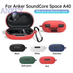 for Anker Soundcore Space A40 Case Protective Cute Cartoon Cover Bluetooth Earphone Shell Accessories TWS Headphone Portable