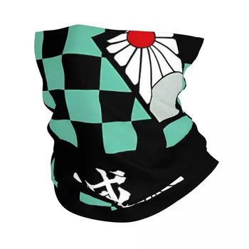Şeytanlar Tanjiro Kamado Bandana Boyun Körüğü Slayers Baskı K-Kimetsu Anime Balaclavas Sihirli Eşarp Şapkalar Yürüyüş Yetişkin Tüm Sezon