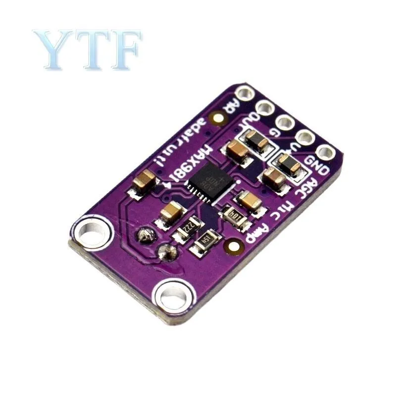 MAX9814 Microphone AGC Amplifier Board Module Auto Gain Control Programmable Attack And Release Ratio Low THD