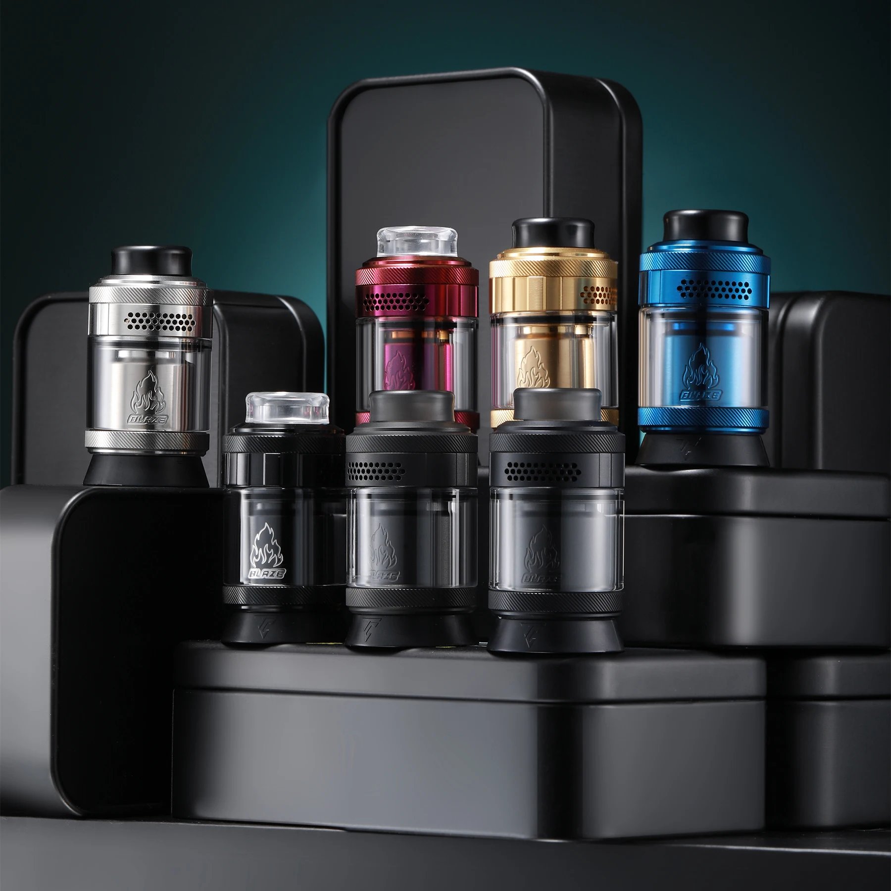 Atomizador Original ThunderCloud Blaze Solo 2 RTA, 3.5ml/5.5ml, Bobina Única, 25mm de Diámetro, a Prueba de Fugas, de Mike Vapes, Tanque para Cigarrillos Electrónicos