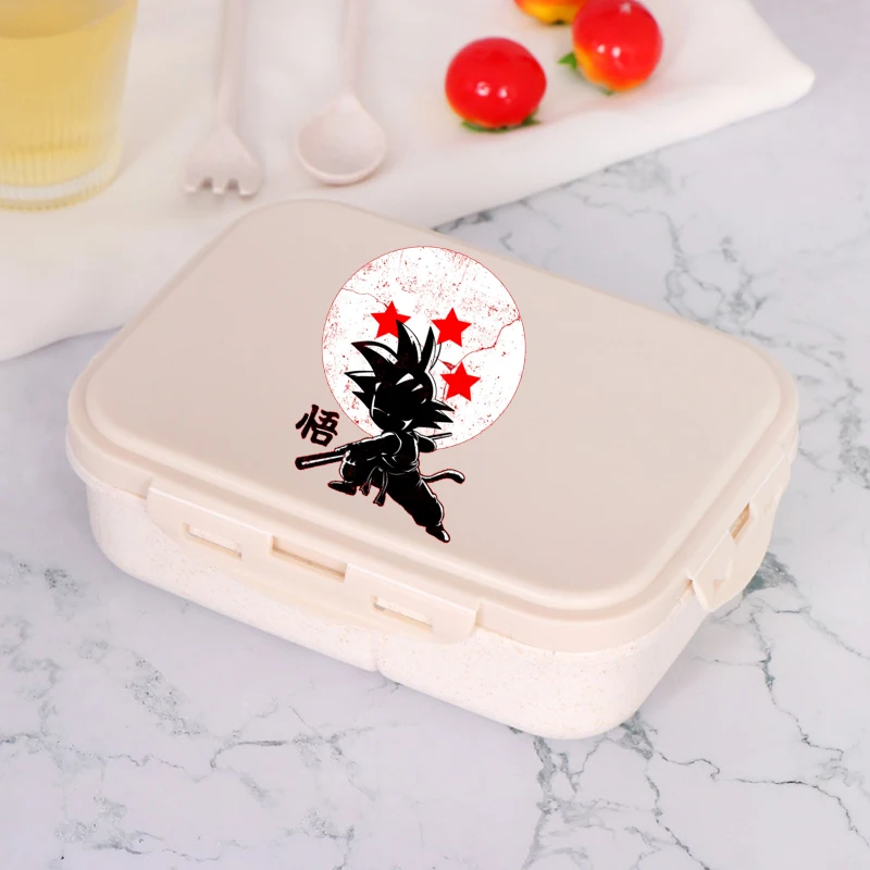 Dragon Ball – boîte à déjeuner Portable et robuste, adaptée à la conservation du Camping en plein air, boîte anti-fuite, cadeau d'anniversaire pour enfants