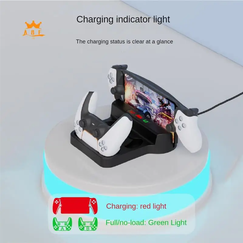 

A08E-Для PS5 Портальная потоковая ручная зарядная док-станция для PS5 Геймпад Зарядное устройство Ручное зарядное устройство