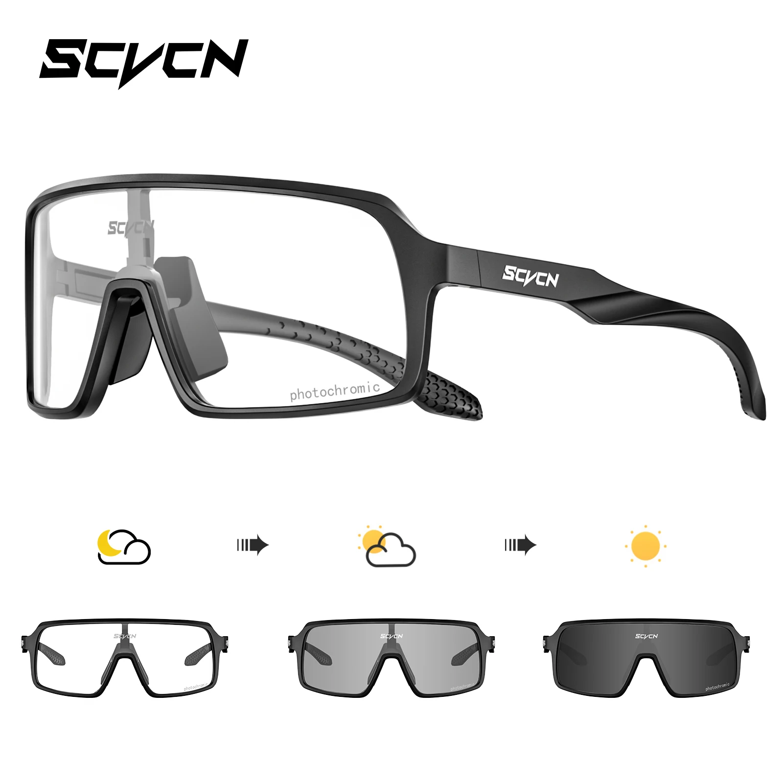 SCVCN Photochromic Fahrradbrille: Die ultimative Wahl für Outdoor-Abenteuer im Freien
