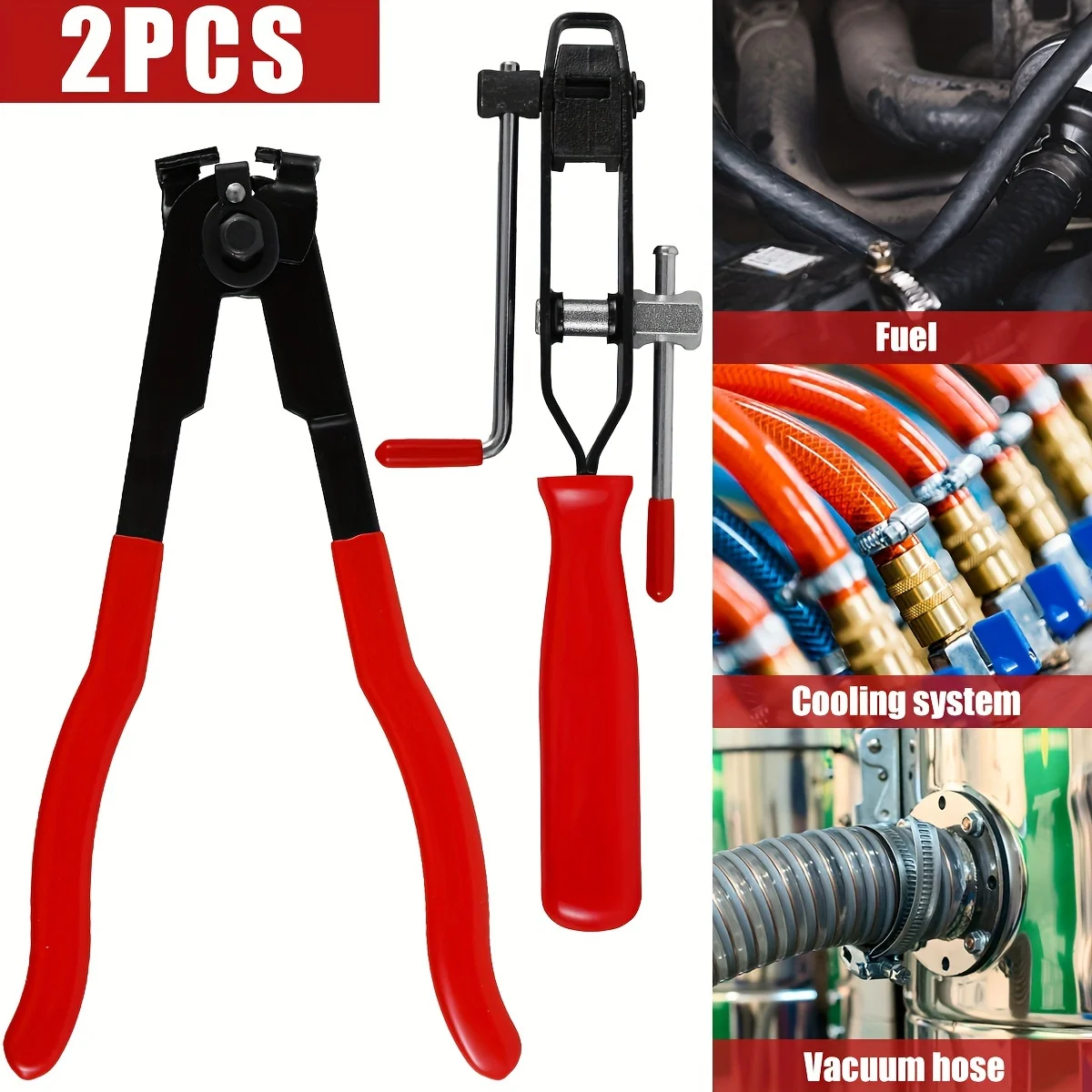 CV Joint Boot Clamp Pliers Set Heavy Duty Car Banding Tools Kit With Cutter Professional Ear Boot Tie Pliers