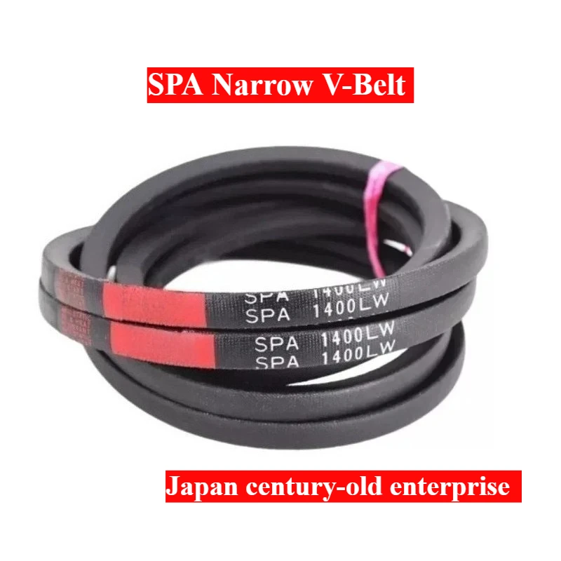 

SPA1032 SPA1047 SPA1057 SPA1060 SPA1080 LW Narrow V-belt Tools Motor Machine Powerlifting Conveyor Rollers Japan Rubber Belt