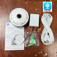 V380Pro Wifi Panorama  1080P Security Camera 360 Degree Protection Panoramic Fisheye IP Cameras Night Vision Surveillance Cam