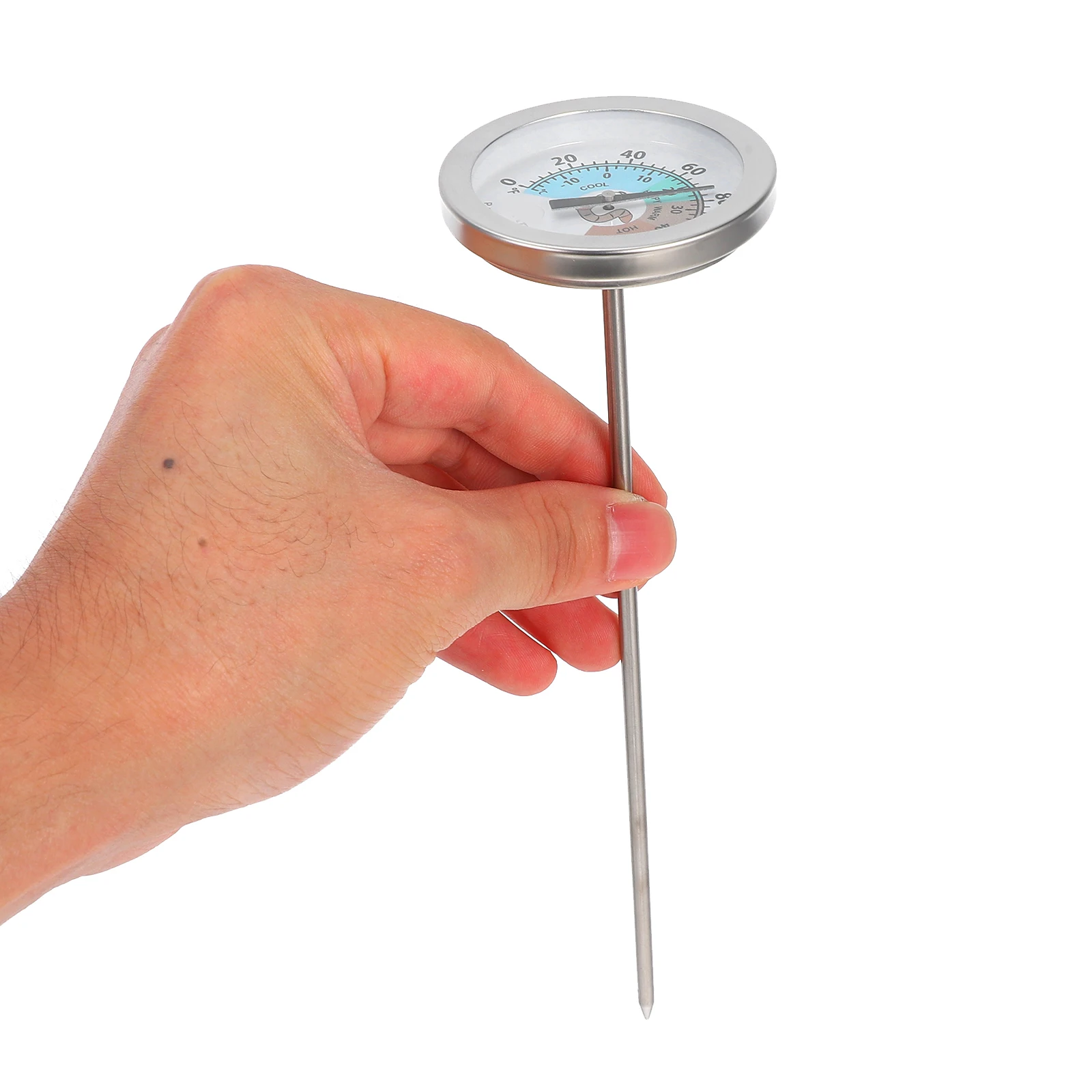 

Soil Thermometer Stainless Steel Moisture Meter for Plants Garden Hygrometer Soil PH Tester Plant Temperature Monitor