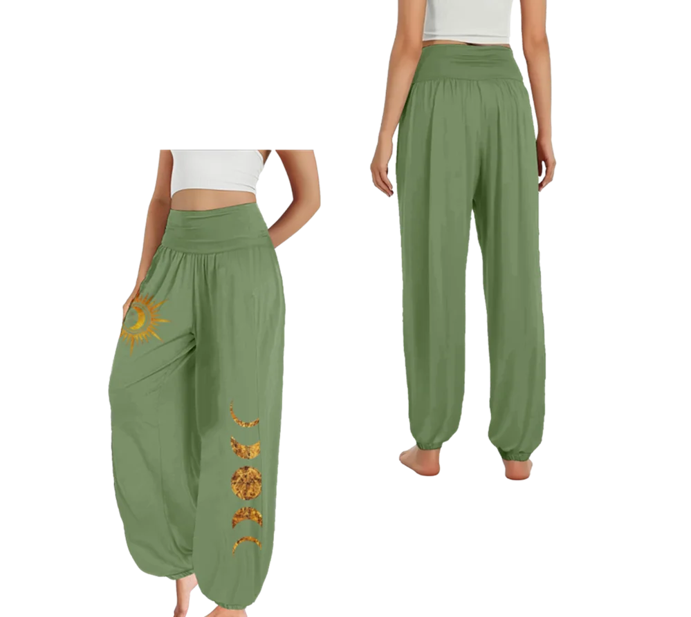 Women's pants cotton loose pants Sexy Trendy Fashion Yoga Pants Cool Workout Trousers