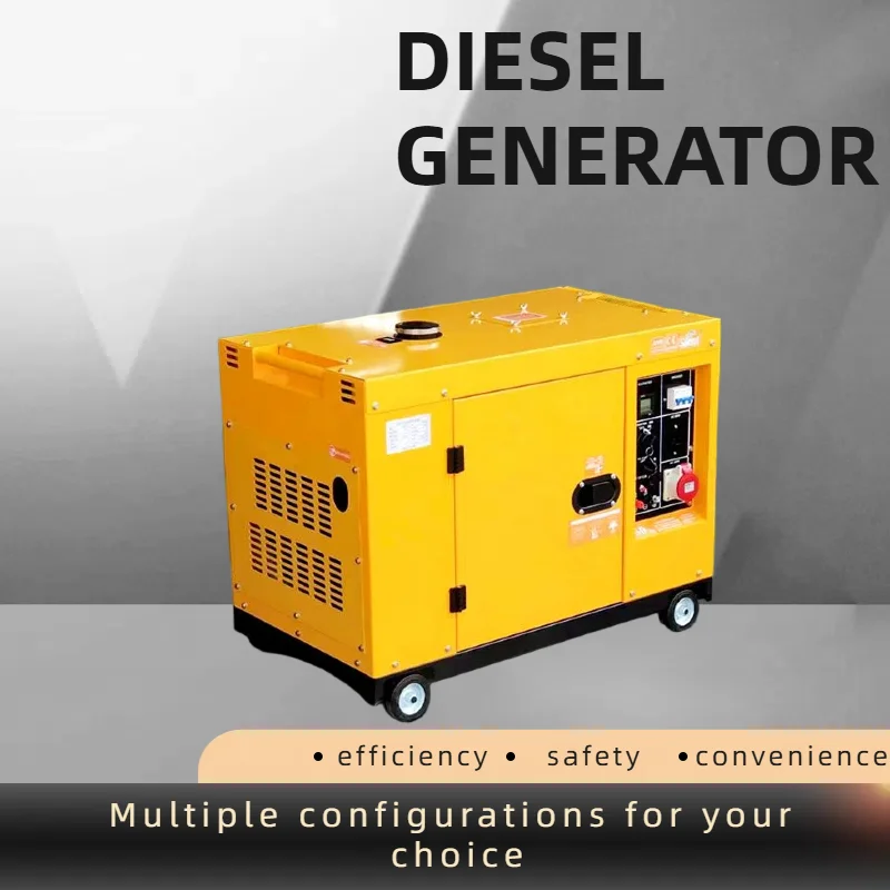220v Generator Engine Factory Direct Sales Add to Diesla Quiet  Lightweight Engine-generator Portable Electric Grnerator Set