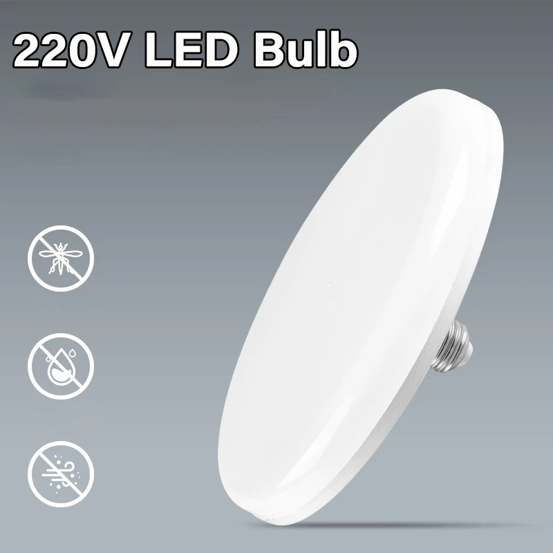 Led Bulb E27 Super Bright UFO Led Light Bulbs For Home AC220V Energy Saving Garage Lights 12W Indoor Lighting Ceiling Lamp