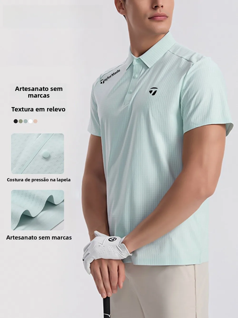 men's-golf-sport-shirt-short-sleeve-quick-dry-breathable-sweat-absorption-casual-fashionable-versatile-summer-new-arrival
