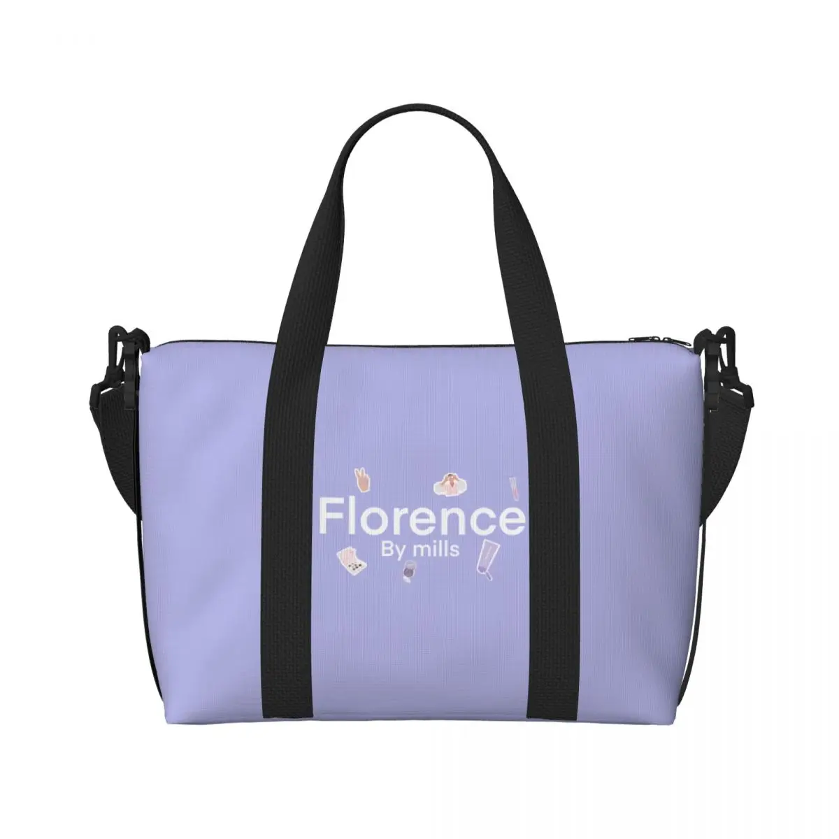 Custom Florence By Mills Groceries Tote Shopping Bag Women Large Capacity Gym Beach Travel Bags