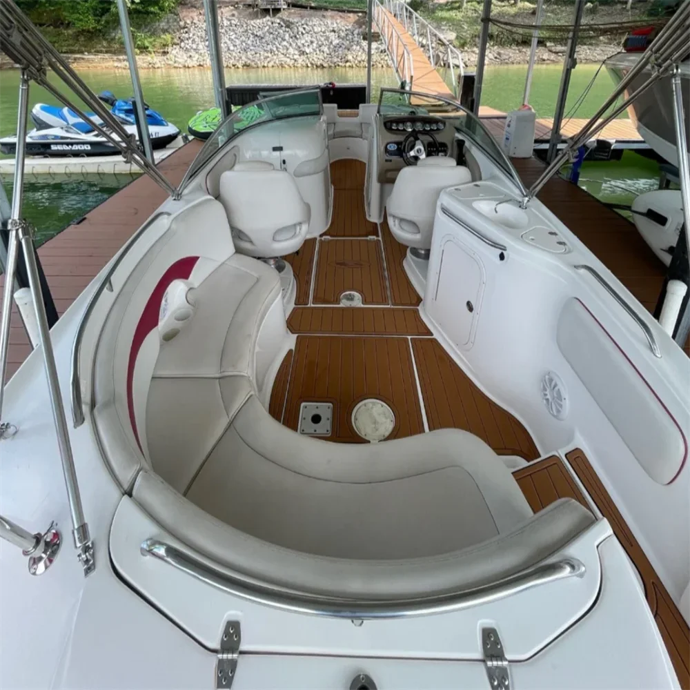 2003 Chaparral 243 Sunesta Swim Platform Cockpit Boat EVA Foam Teak Floor Pad SeaDek MarineMat Gatorstep Style Self Adhesive ZS