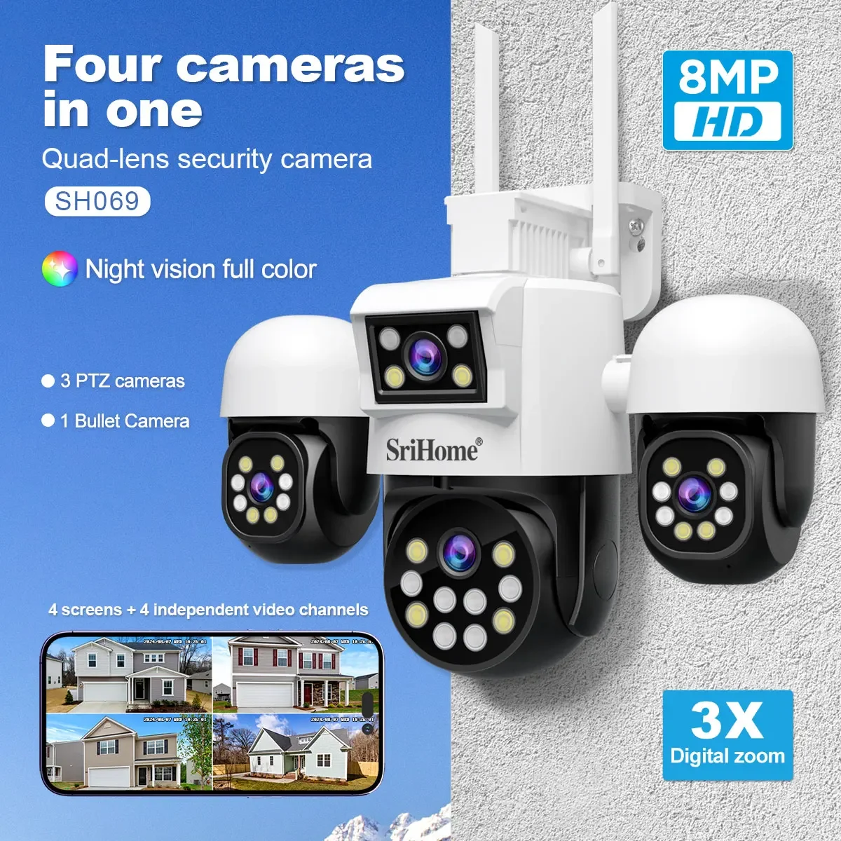 Srihome SH069 8MP W… - image