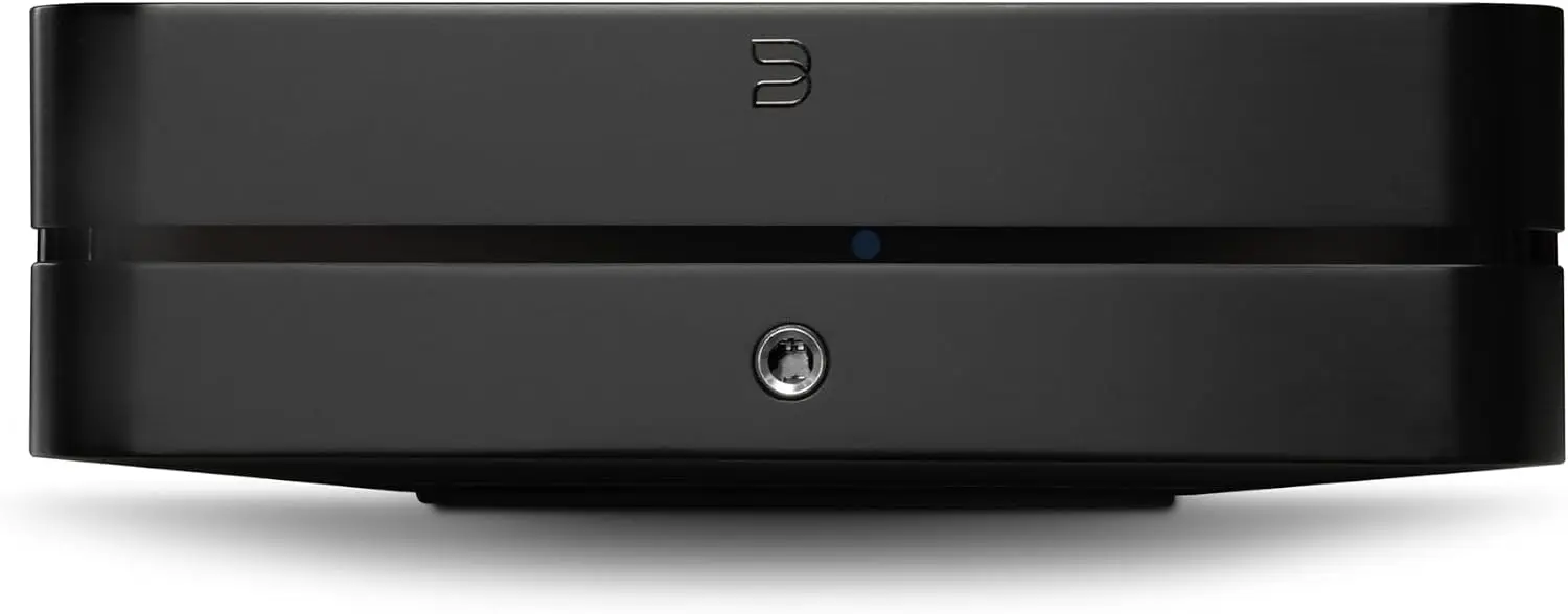 Bluesound Powernode (2025) Wireless Multi-Room High Resolution Music Streaming Amplifier 100W X 2 Stereo / 80W X 3 LCR (8 Ohms) - Black