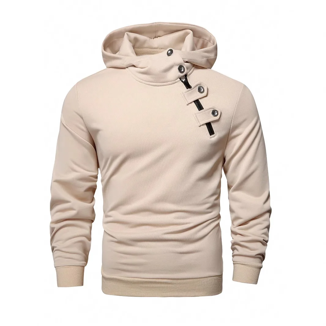 Spring Autumn Fashion Hooded Sweatshirts Men Solid Pull On Hoodie Casual Sport Sweatshirt Male Hooded Hoodie Streetwear Pullover