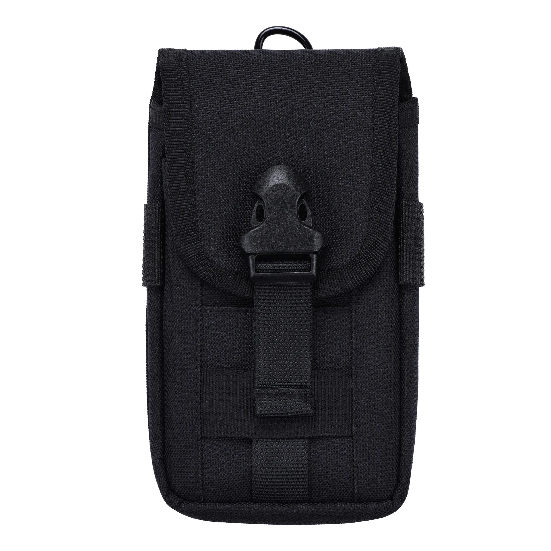Suitable for 7.5-inch mobile phone storage waist hanging purse multi-function wear-resistant Oxford cloth double card belt bag